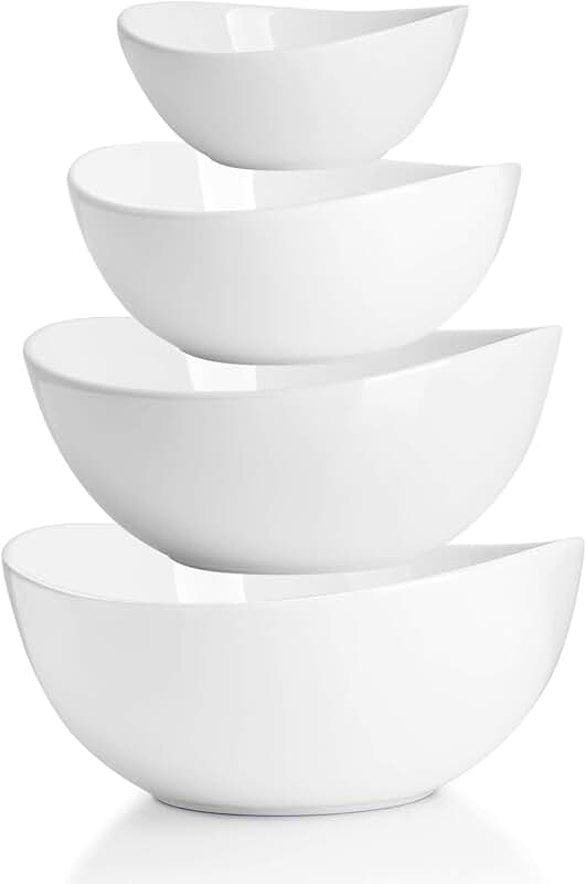 Set of 6 Mini Crystal Bowls for Dips and Desserts
