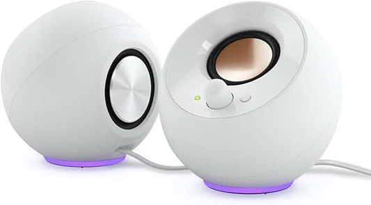 Minimalist USB-C PC Speakers with RGB Lighting