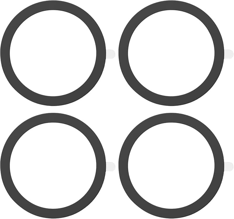 Universal Metal Ring Stickers for Phones, 4 Pack