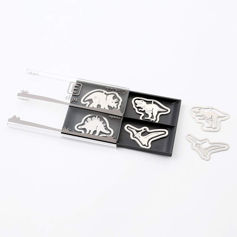 Etched Dinosaur Pattern Clip