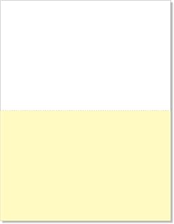 8.5 x 11 Perforated Paper Receipts, Pack of 500