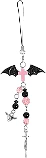 Cute Y2K Phone Charm with Strawberry Butterfly Design