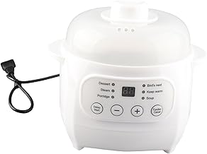 Small 1 Quart Electric Slow Cooker with Timer and 360° Heating