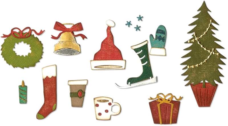 Festive Things Die Set in Multiple Colors