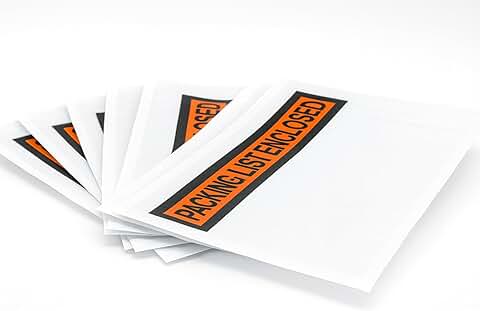 Enclosed Packing List Envelopes, 4.5" x 5.5"