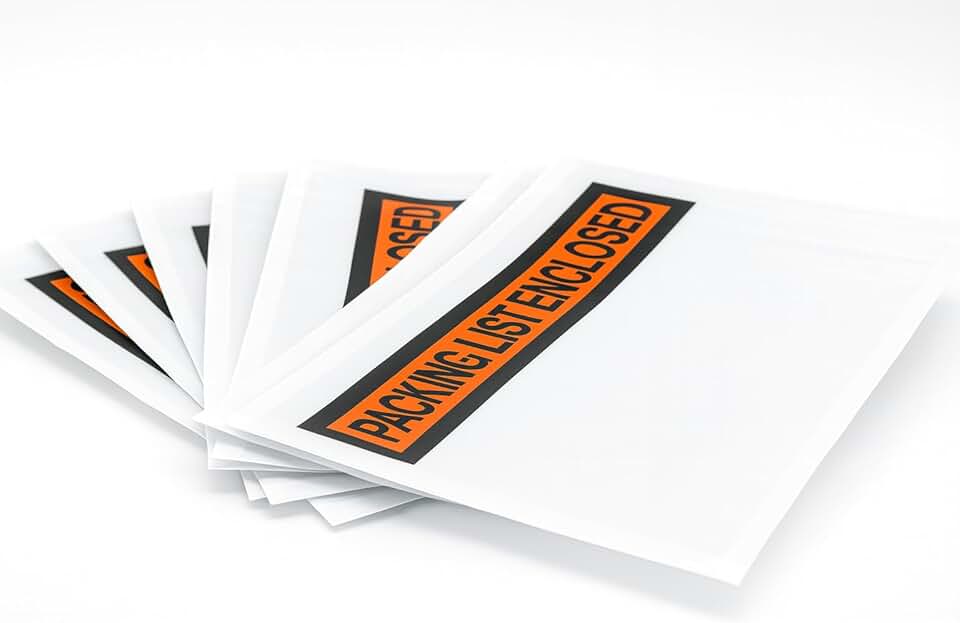 Enclosed Packing List Envelopes, 4.5" x 5.5"