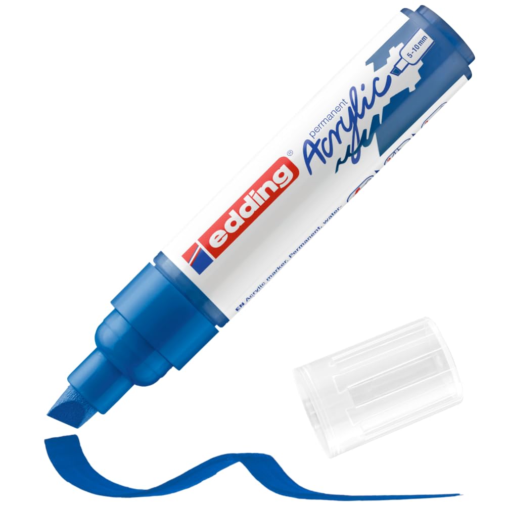 5000 Acrylic Marker Broad Blue 1 Waterproof Paint Pen