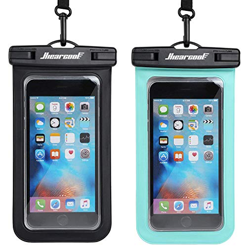 Universal Waterproof Case, Waterproof Phone Pouch Compatible for iPhone 13 12 11 Pro Max XS Max Samsung Galaxy s10 Google Up to 7.0", IPX8 Cellphone Dry Bag for Vacation-2 Pack