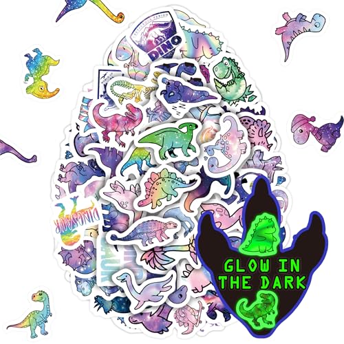70 Holographic Dinosaur Stickers for Kids and Teens