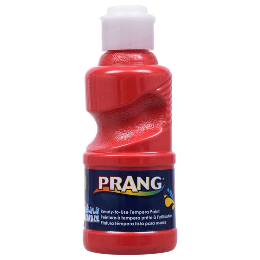 Prang Tempera Red Paints, 8 oz. (Pack of 6)
