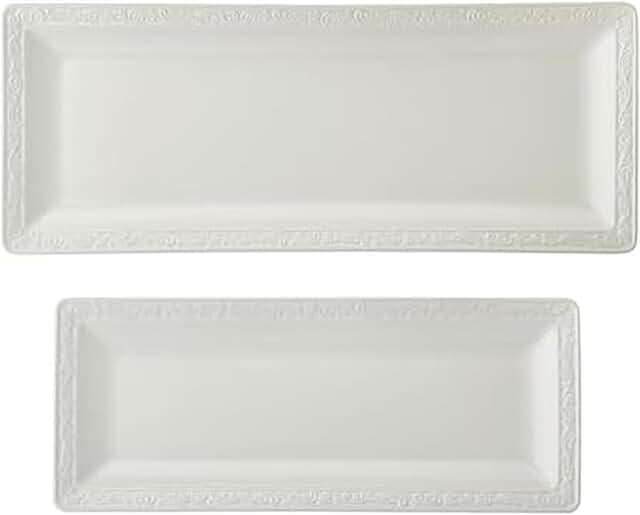 Italian Countryside Serving Platter Set of 2