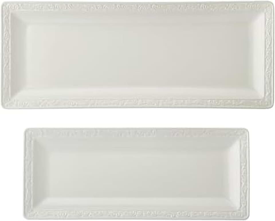 Italian Countryside Serving Platter Set of 2