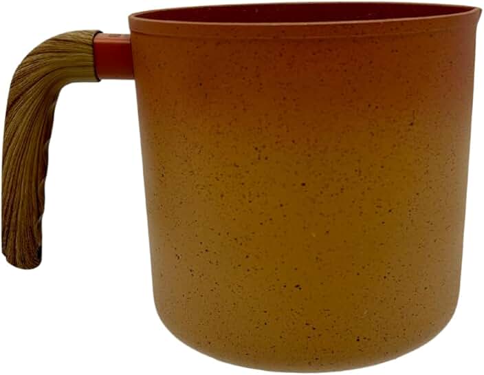 Terracotta Milk Warming Cup, 3.2 Quarts