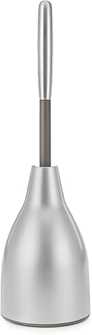 Stainless Steel Toilet Plunger with Caddy