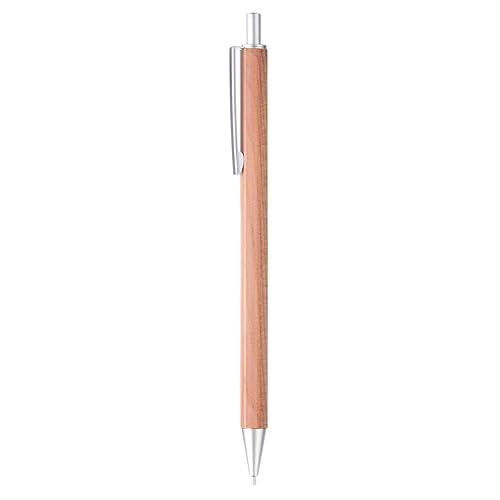 Wood Shaft Hex Mechanical Pencil with 0.5mm Lead