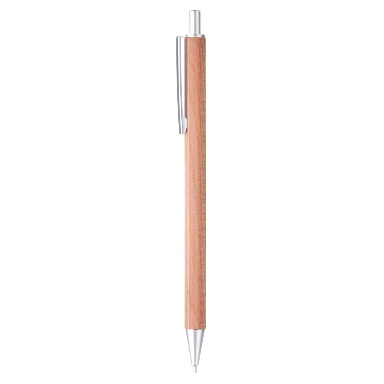 Wood Shaft Hex Mechanical Pencil with 0.5mm Lead