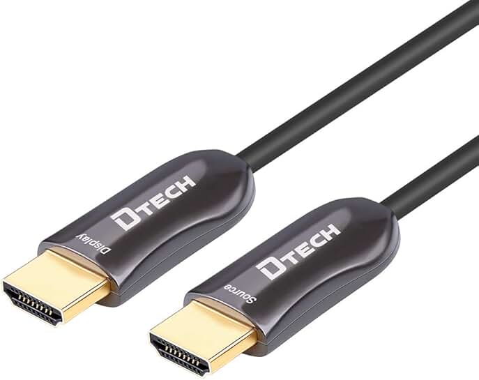 Ultra Slim 200ft Fiber Optic HDMI 2.0 Cable for 4K 60Hz