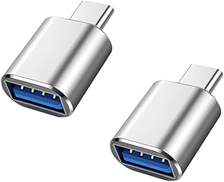 2 Pack USB C to USB Adapter for Data Transfer