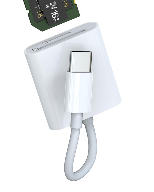 SD Card Reader for iPhone, iPad, Android, MacBook, and more