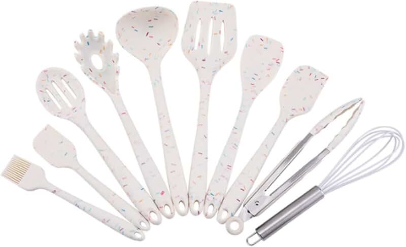 Wooden Cooking Spoons Set for Stirring and Serving