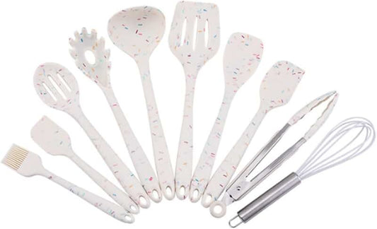 Wooden Cooking Spoons Set for Stirring and Serving