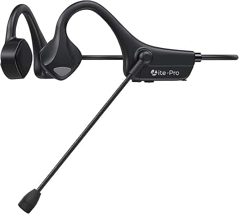 Wireless Bone Conduction Headset with Mic for Office and Calls