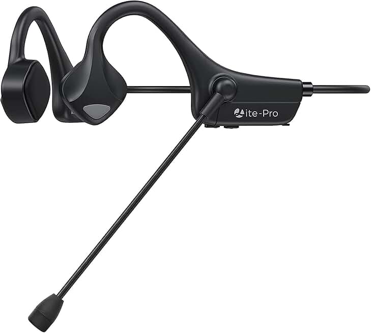 Wireless Bone Conduction Headphones with Mic for Running and Cycling