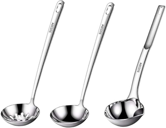 Stainless Steel Cookware Set with Milk Pan and Soup Pot