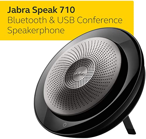 Speak 710 UC Wireless Bluetooth Speaker for Softphone and Mobile Phone - Easy Setup, Portable Speaker for Holding Meetings Anywhere with Immersive Sound, UC Optimized