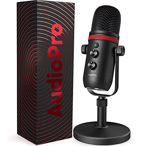 USB Microphone for PC and Phone with Headphone Output