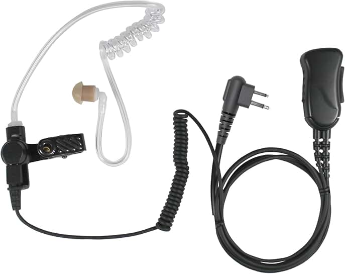 Wired Lapel Microphone Kit with Noise Reduction and Earphone