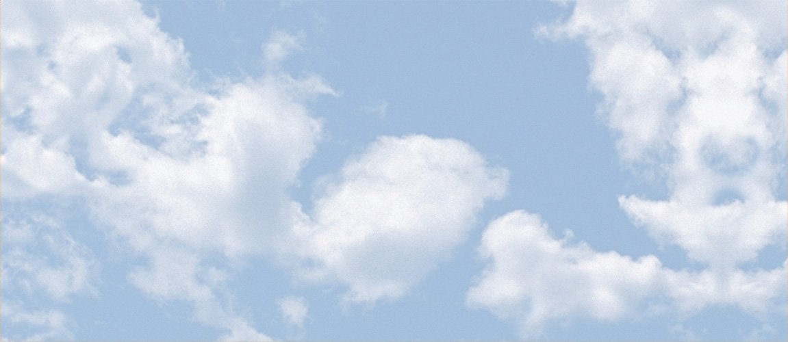 Blue Clouds Envelope, 40 Count, 9.5" x 4.125"