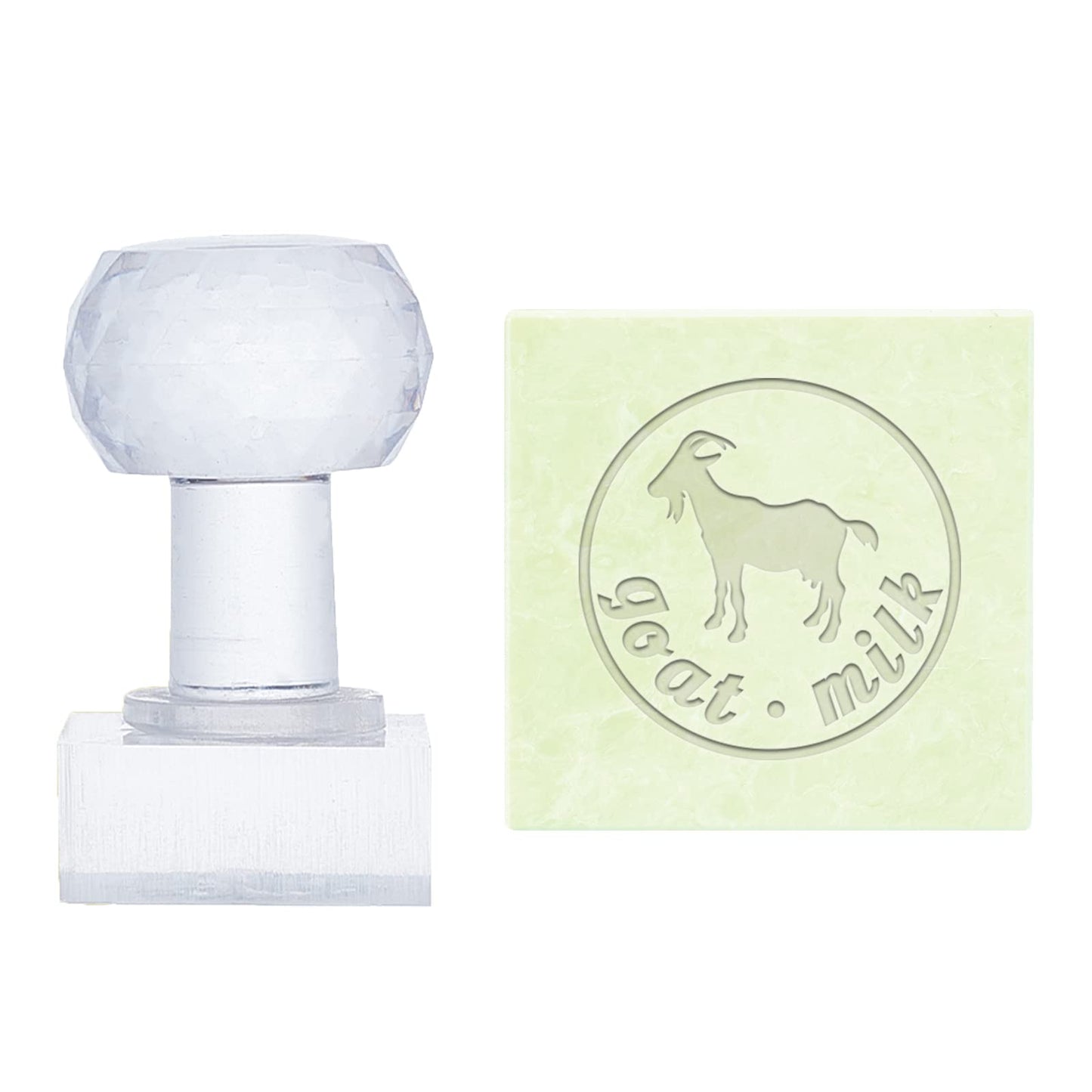 Goat Pattern Acrylic Stamp for Handmade Projects