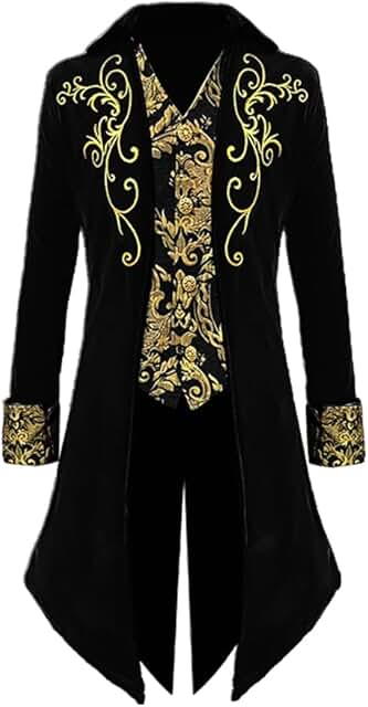 Men's Victorian Steampunk Tailcoat Frock Coat