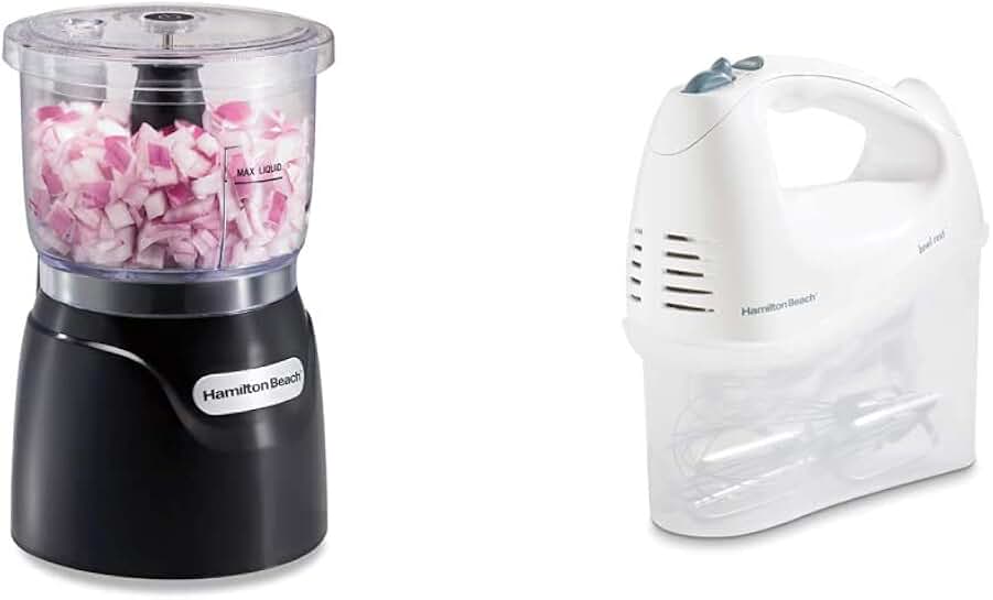 Electric Vegetable Chopper and Hand Mixer