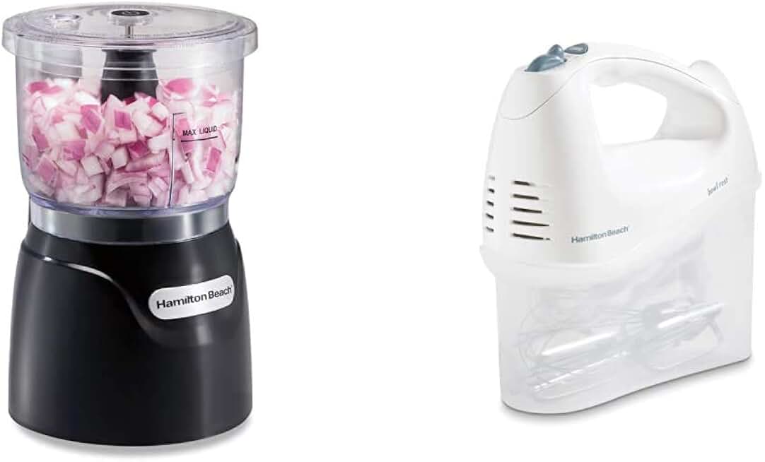 Electric Vegetable Chopper and Hand Mixer