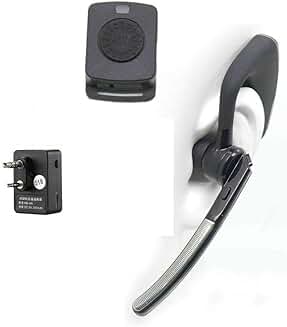 Bluetooth Wireless Adapter with PTT Headset for Radio