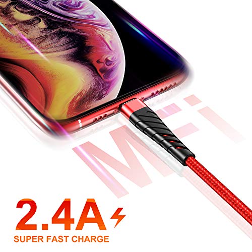 (2 Pack) Long iPhone Charger 10ft for [MFi ], 10 Foot Lightning Cable Fast Charging Cord 10 Feet for iPhone 12/12 Pro/11/11 Pro/11 Pro Max/XS/XS Max/XR/X/8/8 Plus/7/7 Plus/6 Plus
