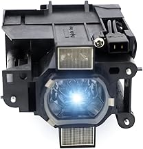 Replacement lamp bulb with housing for projectors