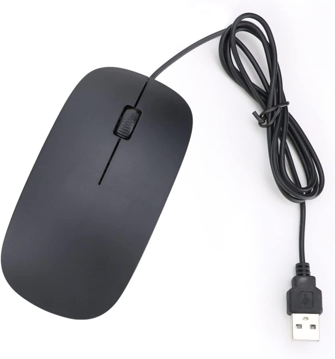 Wired USB Mouse with Scroll Wheel for Laptop and PC