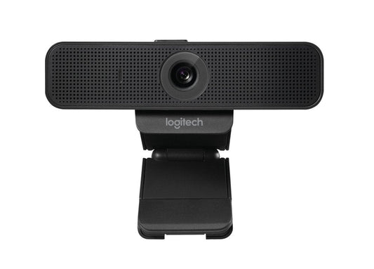C925-e webcam with HD video and stereo microphones in black