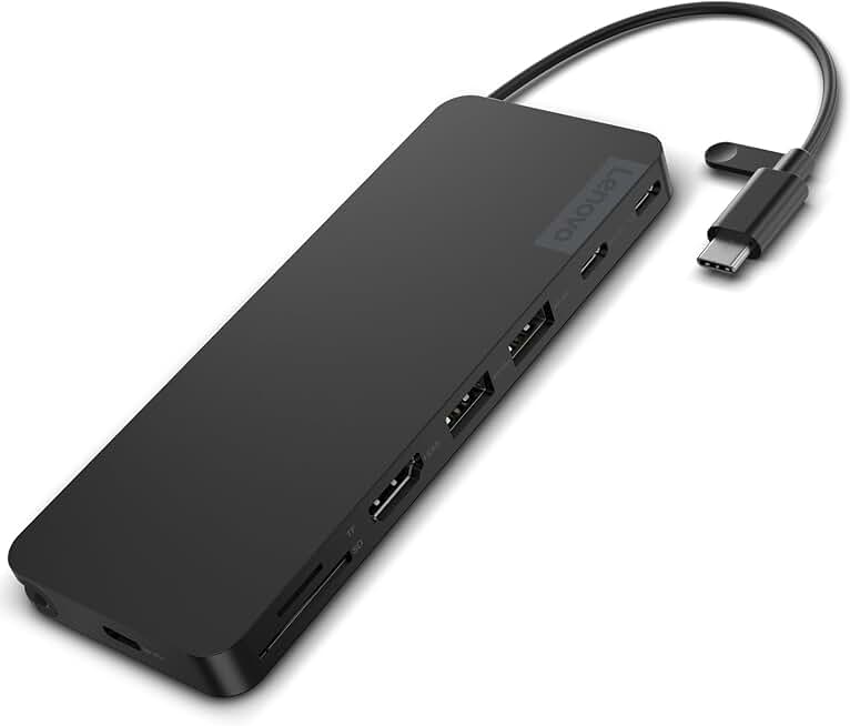 USB-C Slim Travel Dock with 8 Ports and 4K Support