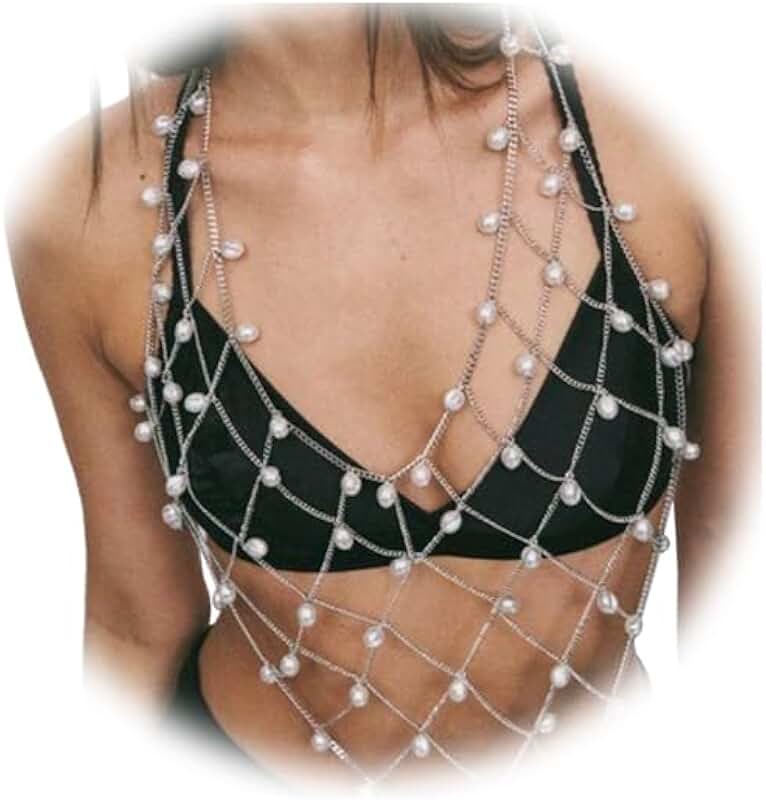 Summer Boho Pearl Body Chain for Women