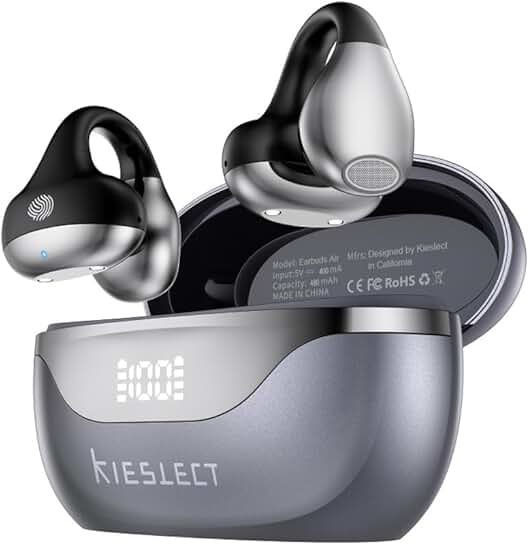 Open Earbuds with 3D Sound, AI Translation, ChatGPT, 6H Playtime