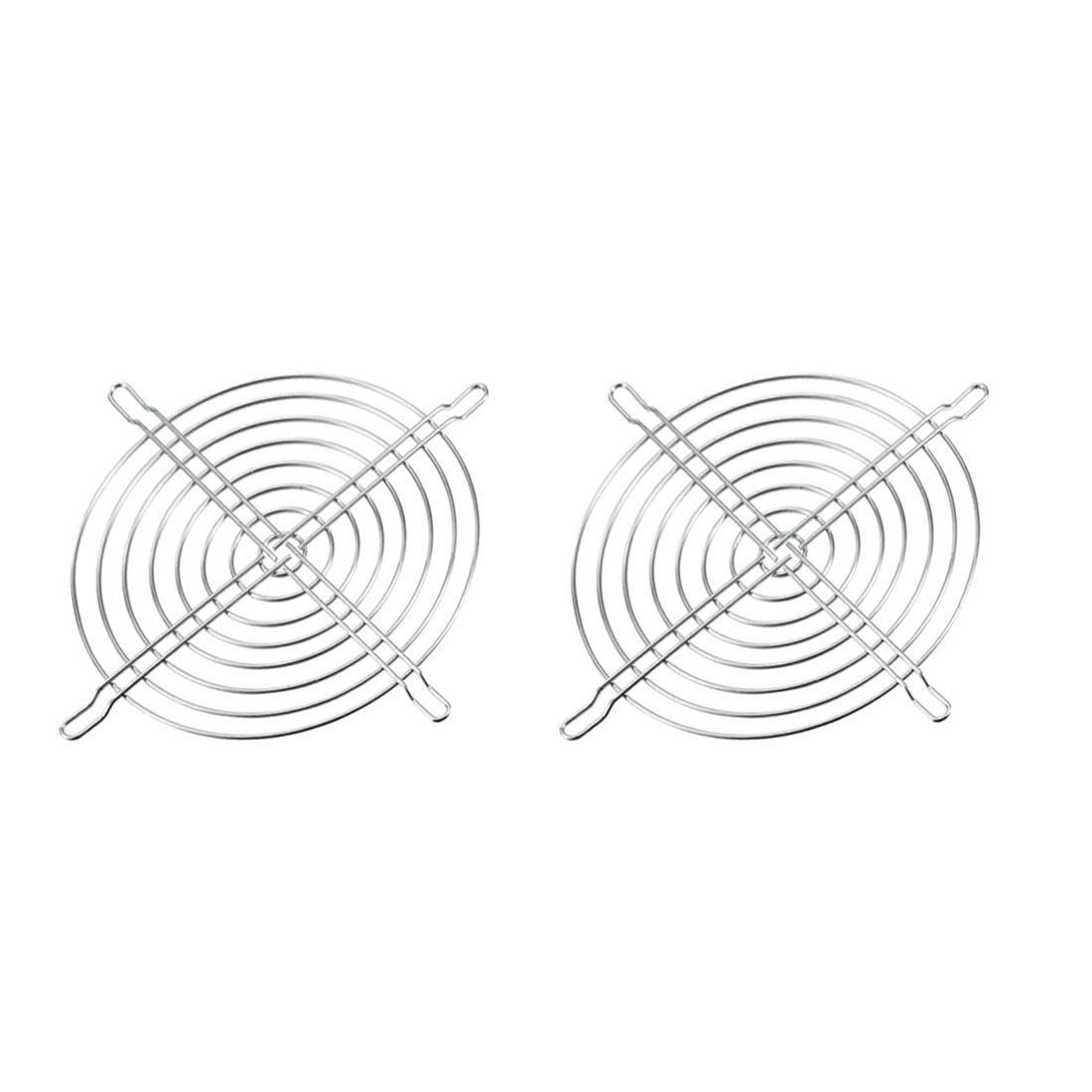 Metal Fan Grills for 150mm x 150mm Cases, Pack of 2