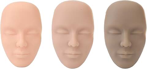 Practice Face Skin Set for Microblading Training