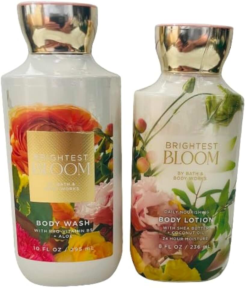 Bright Bloom Body Lotion and Gel Wash Set