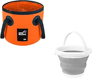 10L Collapsible Handle Bucket for Cleaning and Laundry