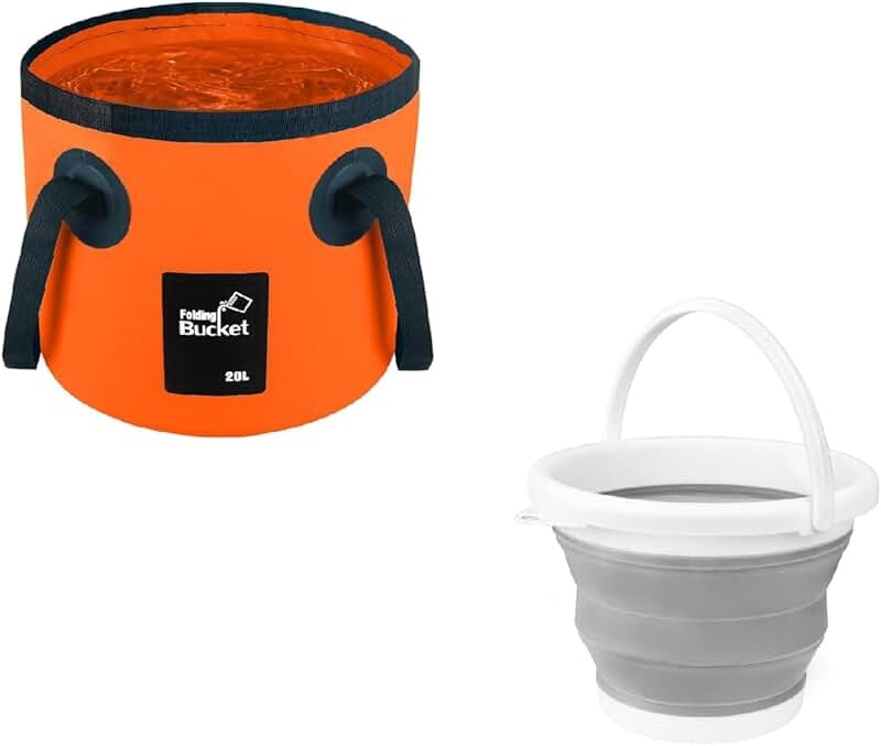 10L Collapsible Handle Bucket for Cleaning and Laundry