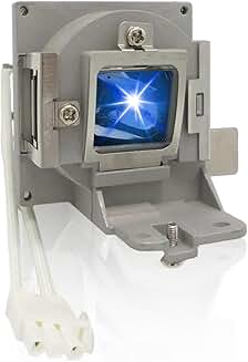 Replacement projector lamp with housing for specified models